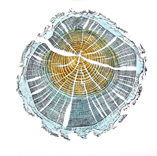 Shona Branigan Tree ring Print Caxton Damson (small)