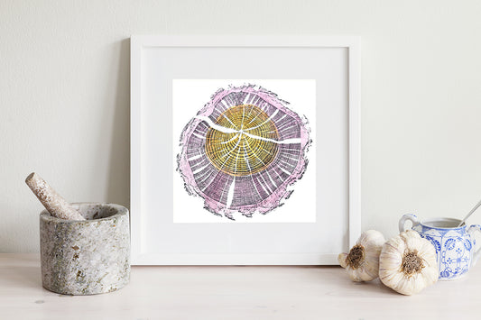 Shona Branigan Tree ring print Caxton Damson (small)