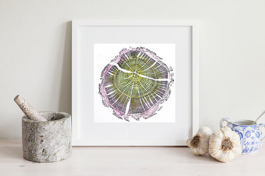 Shona Branigan Tree ring Print Caxton Damson (small)