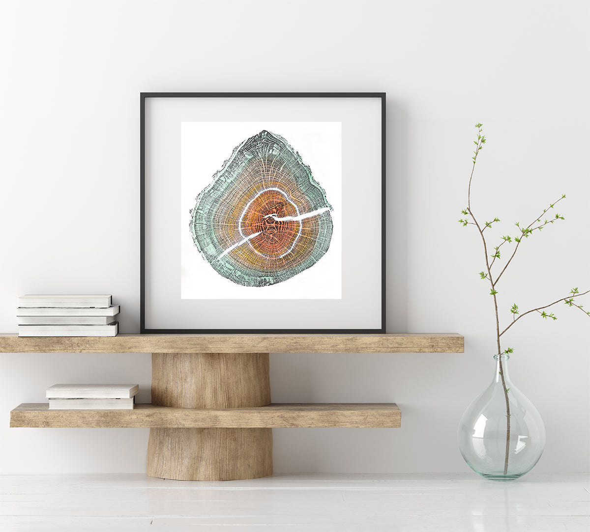 Shona Branigan Tree Ring Print Cumbrian Oak