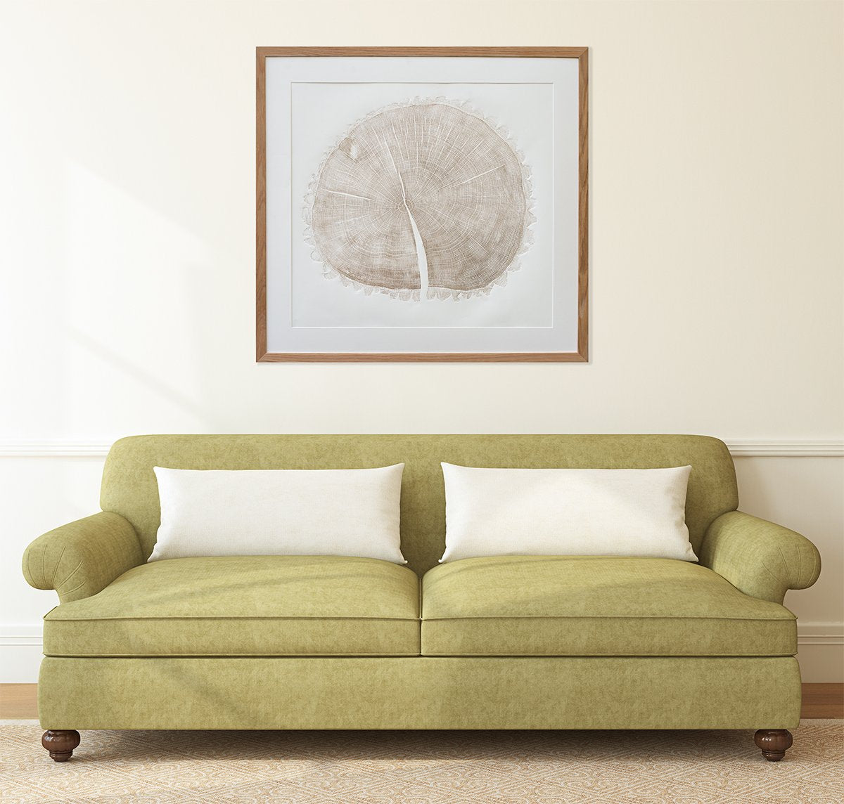 Shona Branigan Tree Ring Print Allen Banks Oak 1828-2017